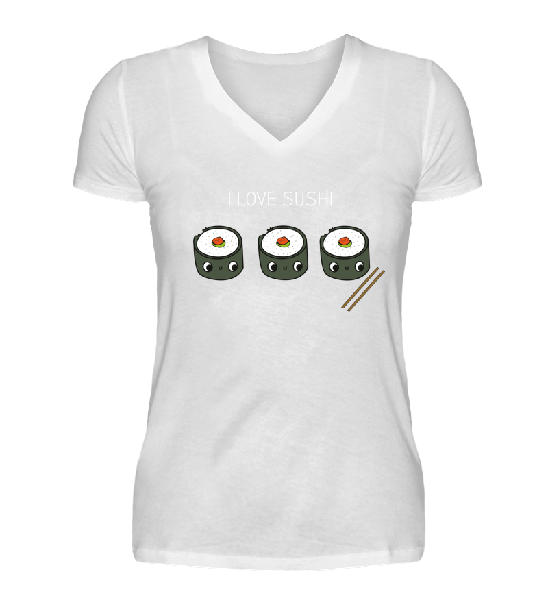 Women T-shirt with V-Neck