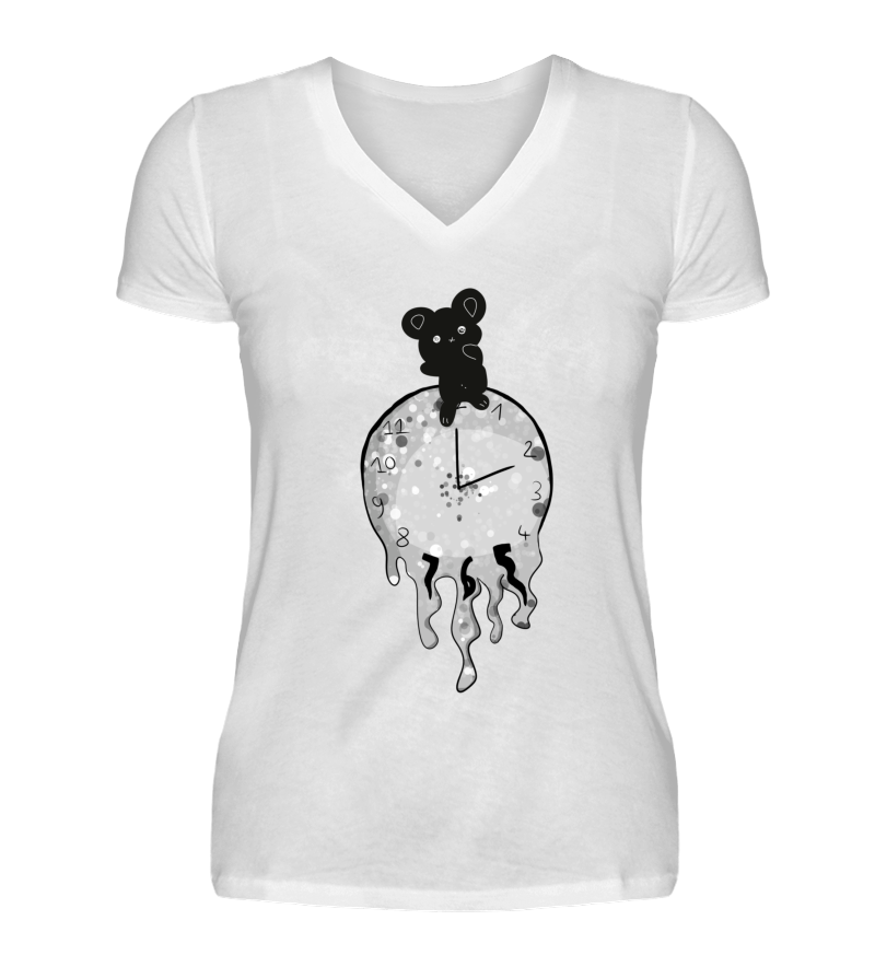 Women T-shirt with V-Neck