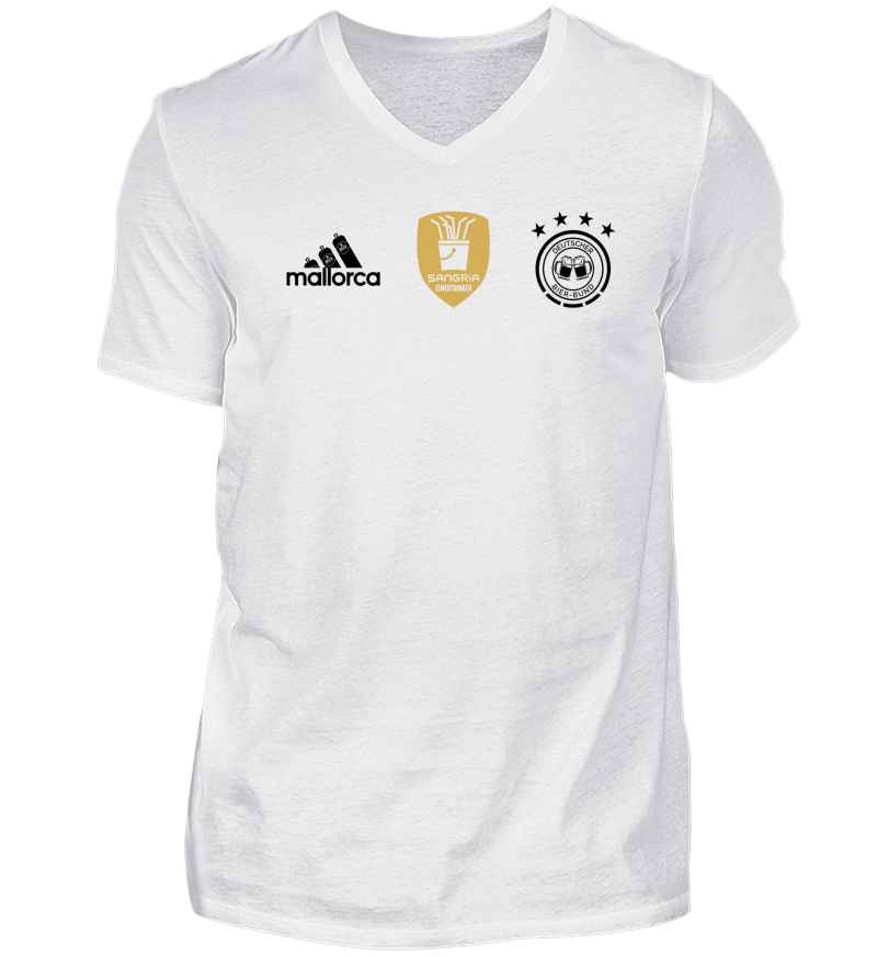 Men T-shirt with V-Neck