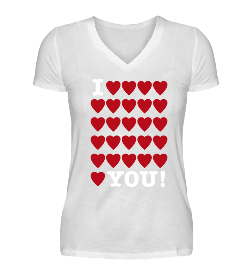 Women T-shirt with V-Neck
