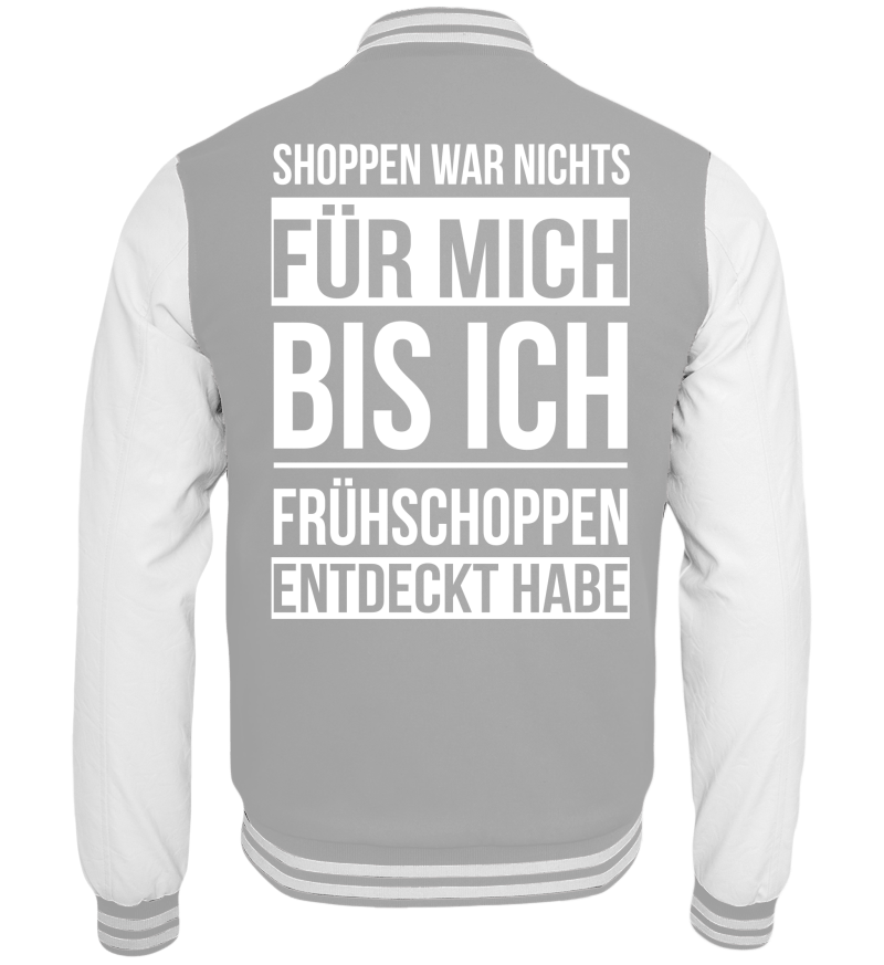 College Jacket with print on the backside