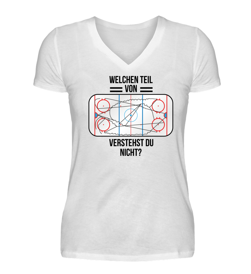 Women T-shirt with V-Neck