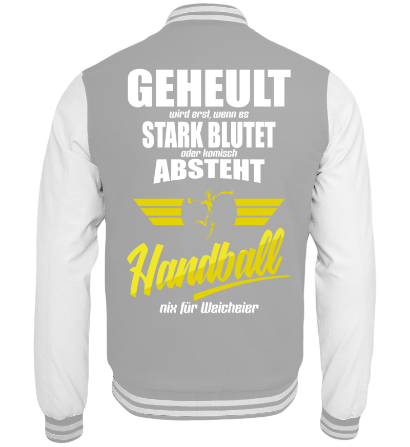 College Jacket with print on the backside