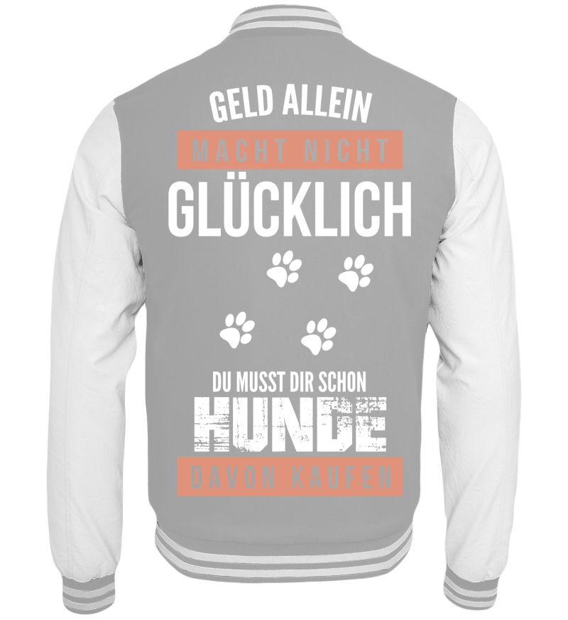 College Jacket with print on the backside