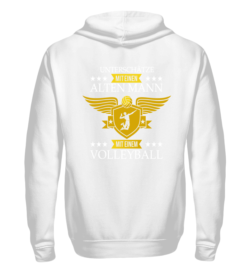 Zip up hoodie with print on the backside 
