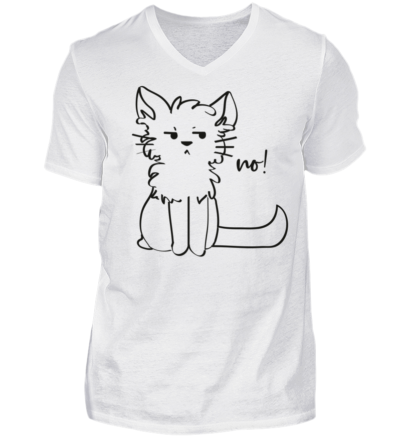 Men T-shirt with V-Neck