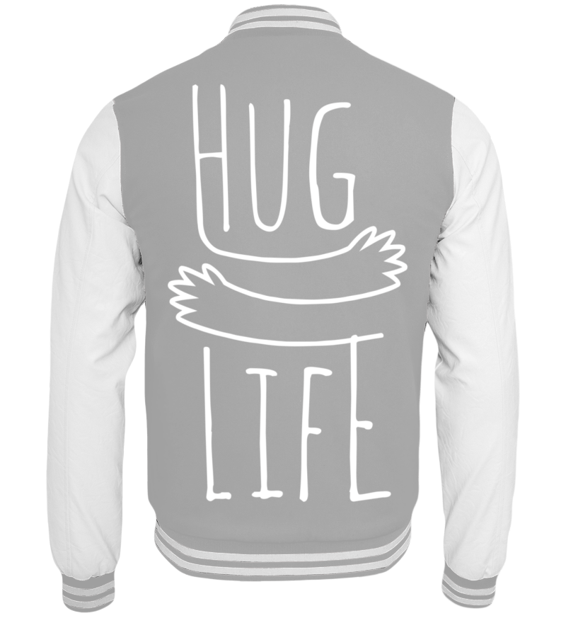 College Jacket with print on the backside