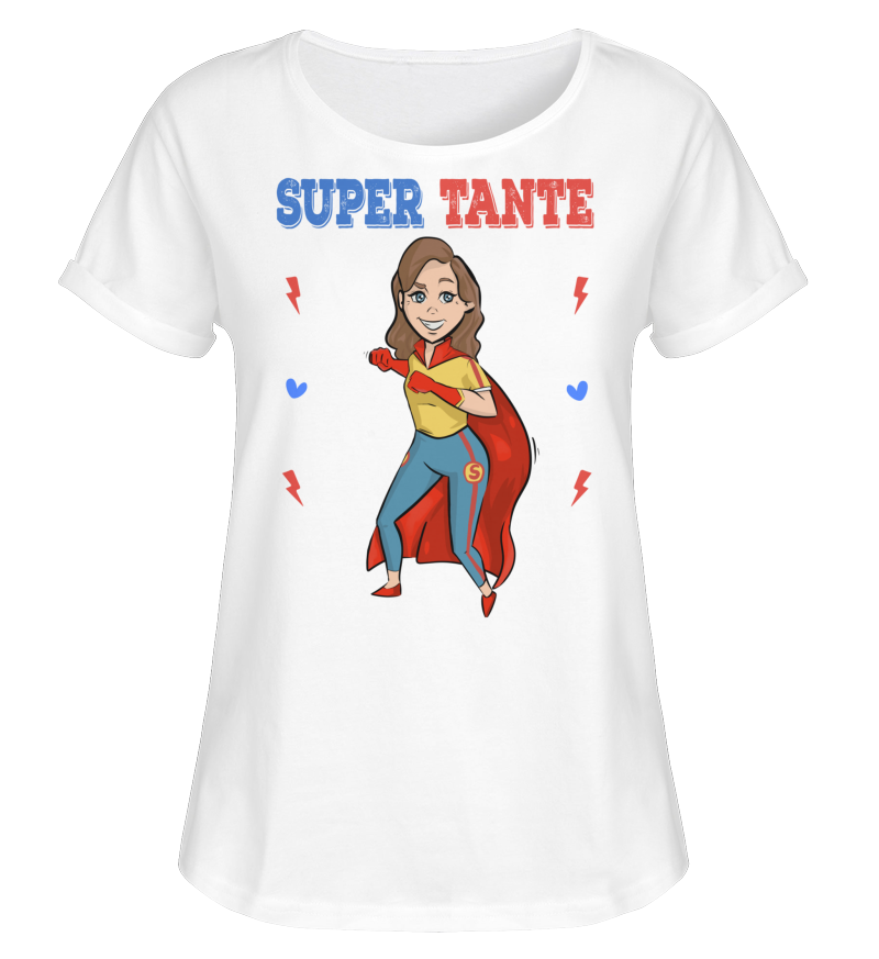 Women Rolled Sleeve T-shirt 