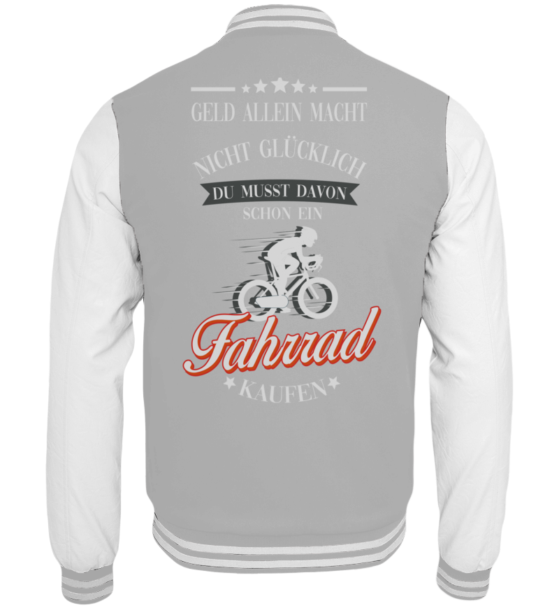 College Jacket with print on the backside