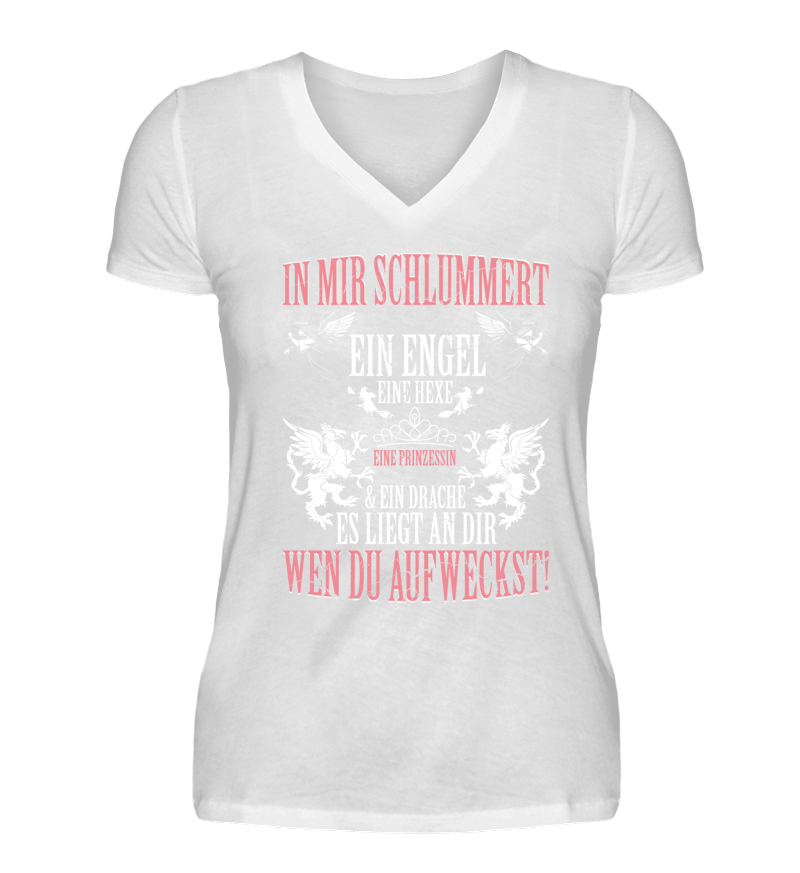 Women T-shirt with V-Neck