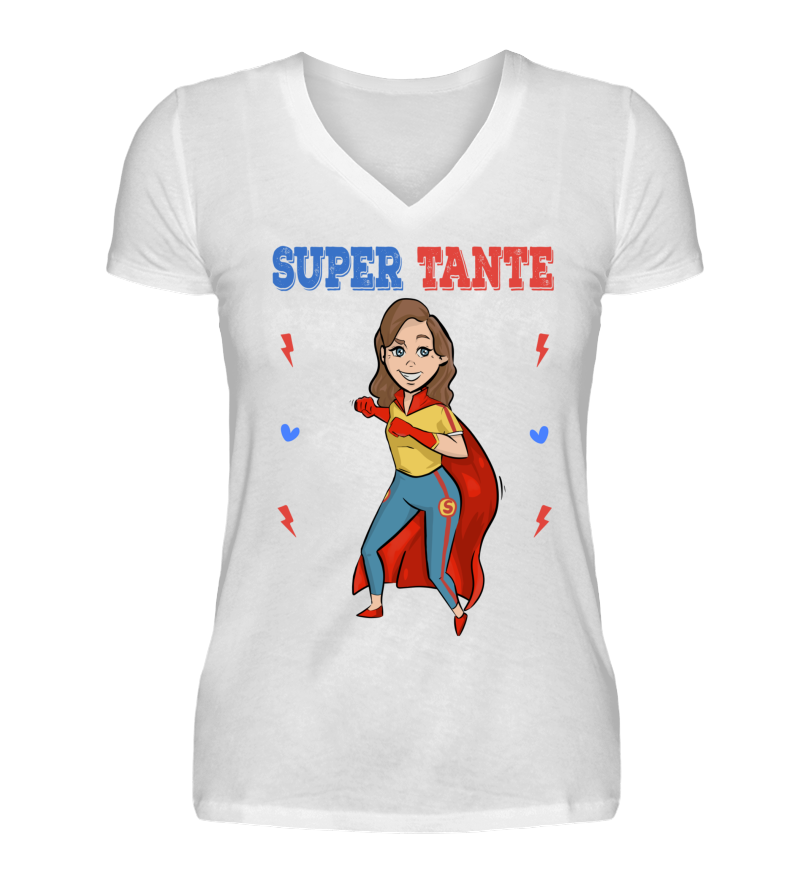 Women T-shirt with V-Neck