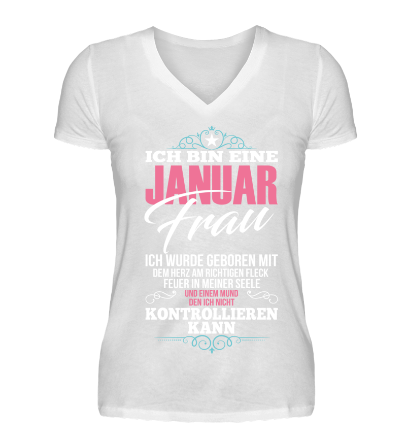 Women T-shirt with V-Neck