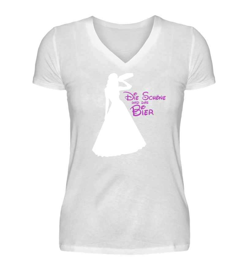 Women T-shirt with V-Neck
