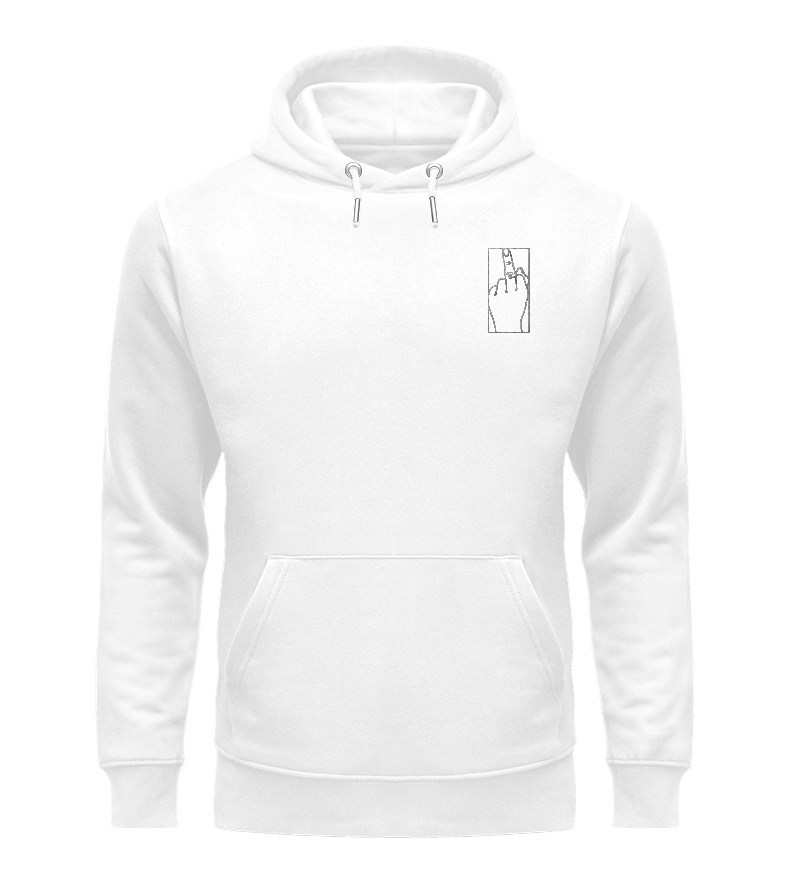 Unisex hoodie with embroidery