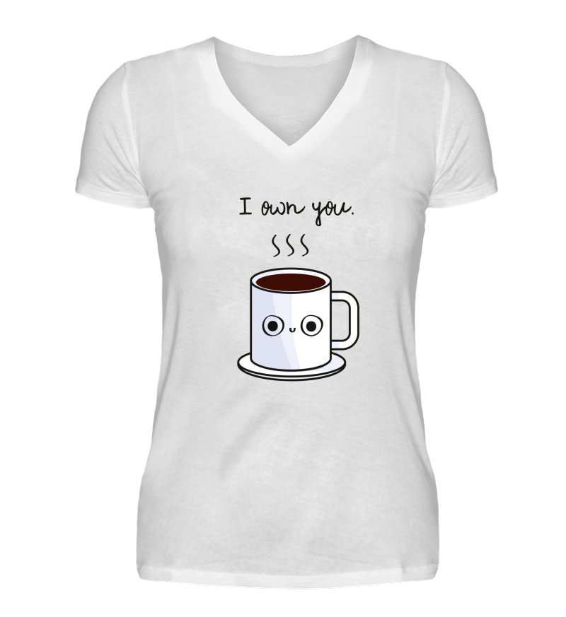 Women T-shirt with V-Neck