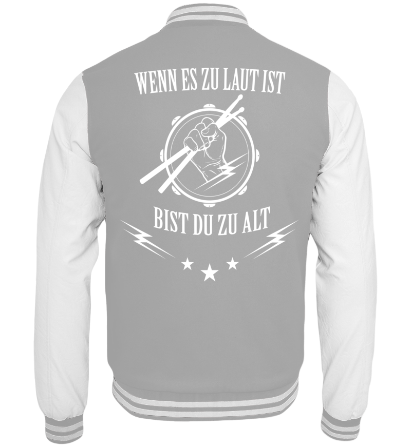 College Jacket with print on the backside