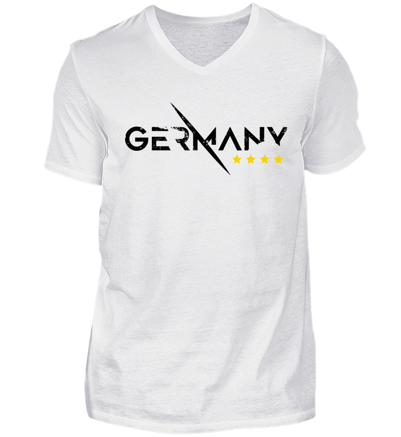 Men T-shirt with V-Neck