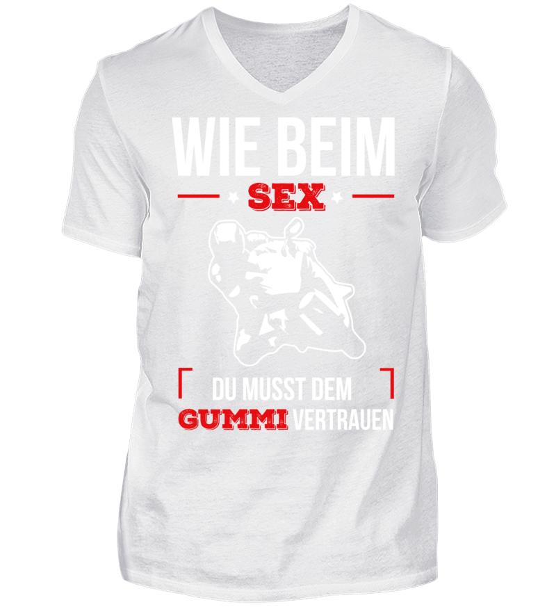 Men T-shirt with V-Neck