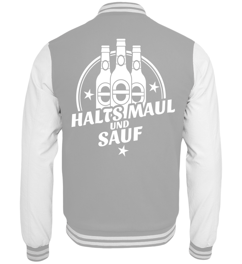 College Jacket with print on the backside
