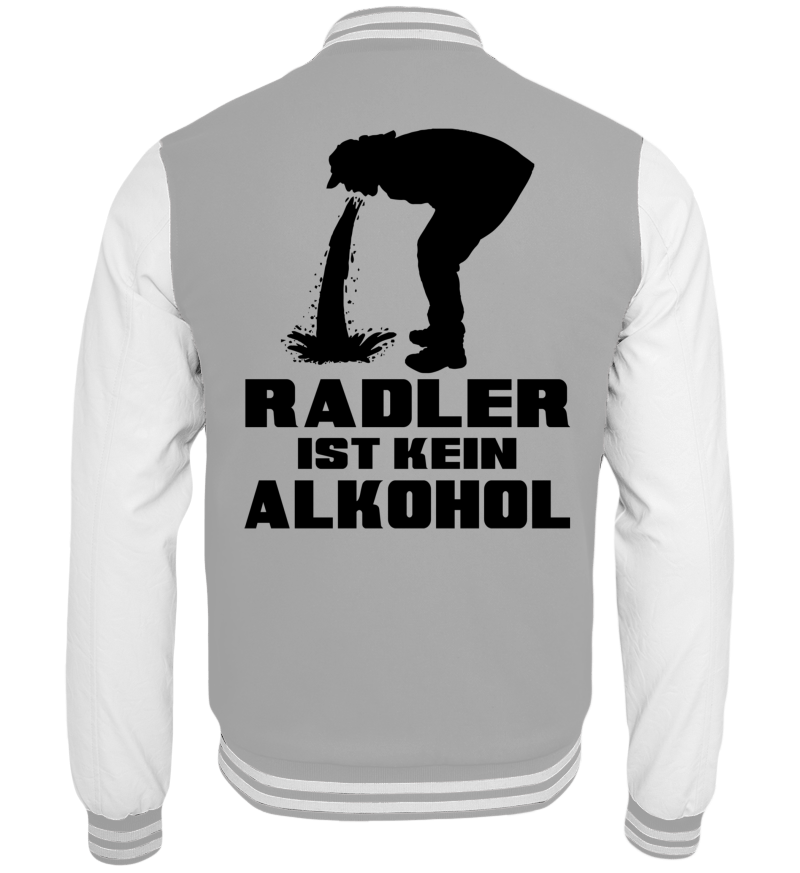 College Jacket with print on the backside