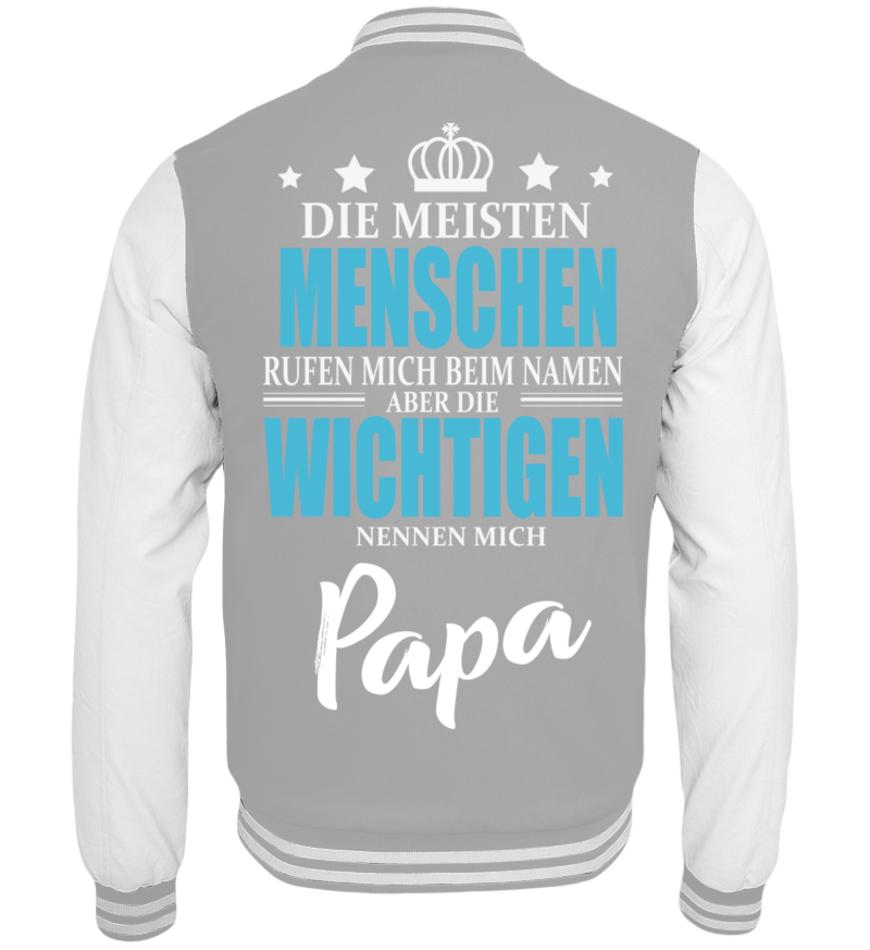 College Jacket with print on the backside
