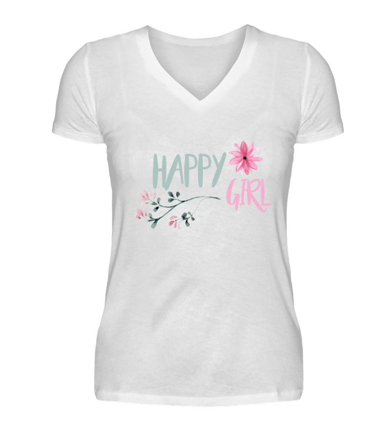 Women T-shirt with V-Neck
