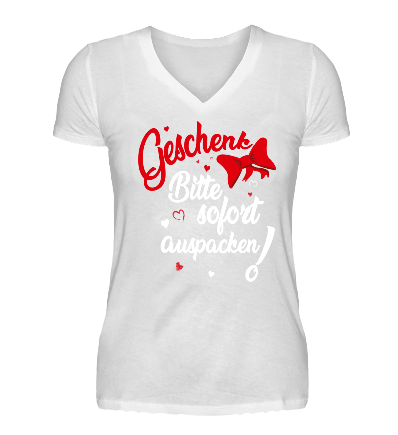Women T-shirt with V-Neck