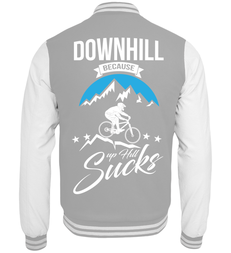 College Jacket with print on the backside