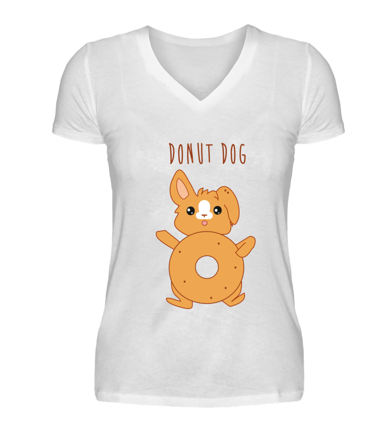 Women T-shirt with V-Neck