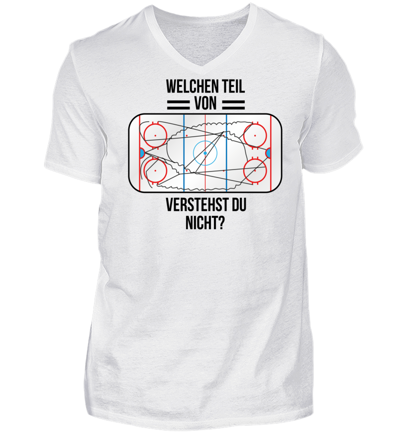 Men T-shirt with V-Neck