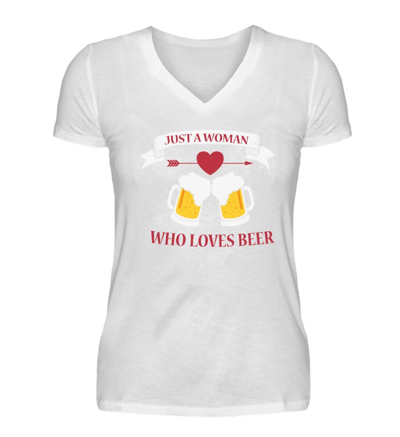 Women T-shirt with V-Neck