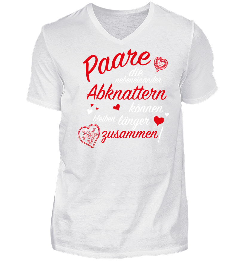 Men T-shirt with V-Neck