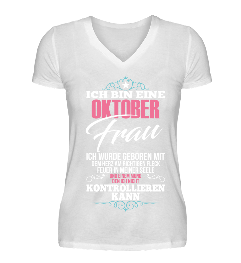 Women T-shirt with V-Neck