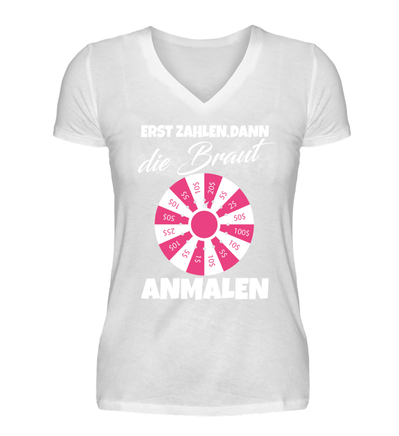 Women T-shirt with V-Neck