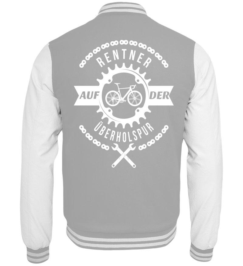 College Jacket with print on the backside