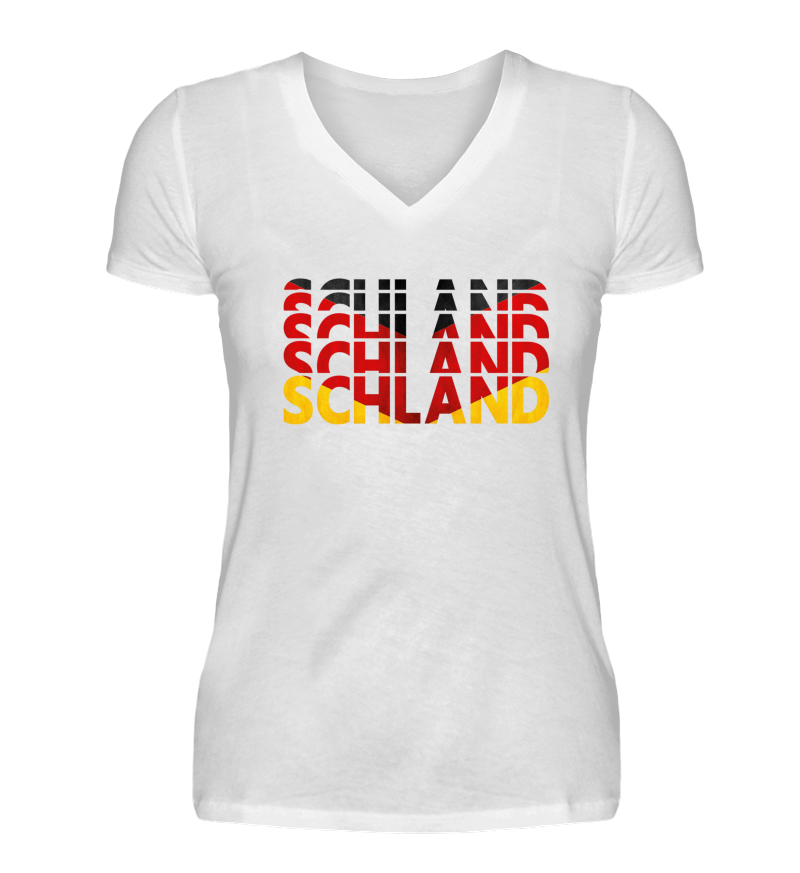 Women T-shirt with V-Neck