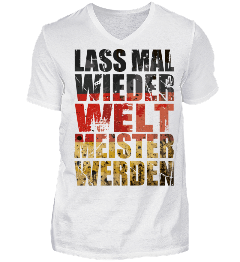Men T-shirt with V-Neck