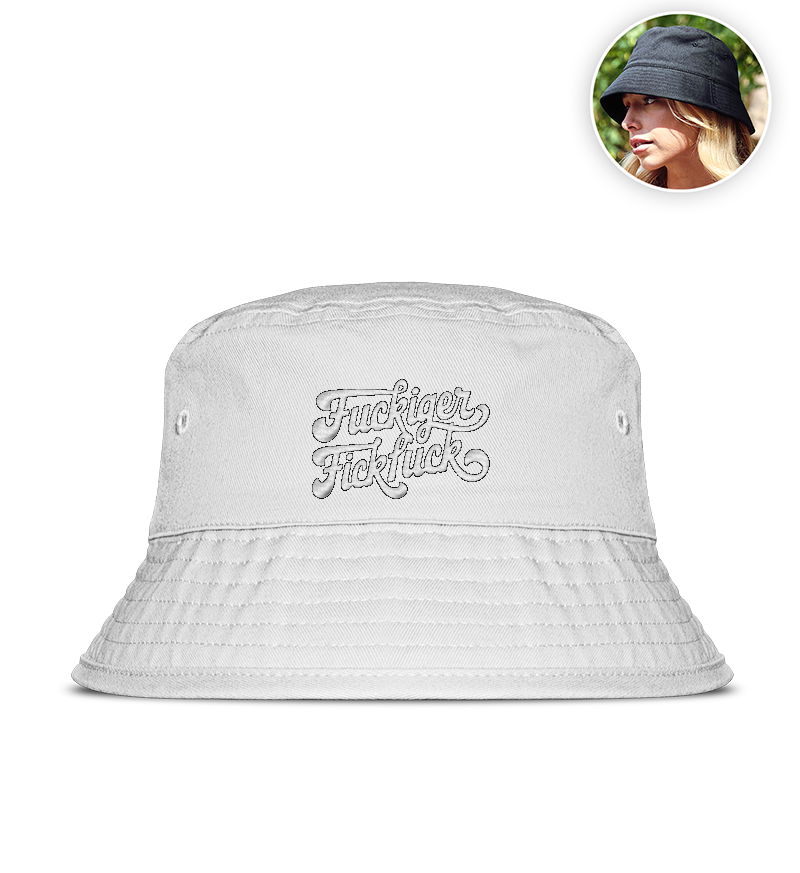 Organic Bucket Hat with Embroidery