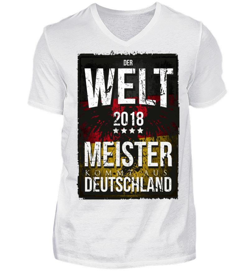 Men T-shirt with V-Neck
