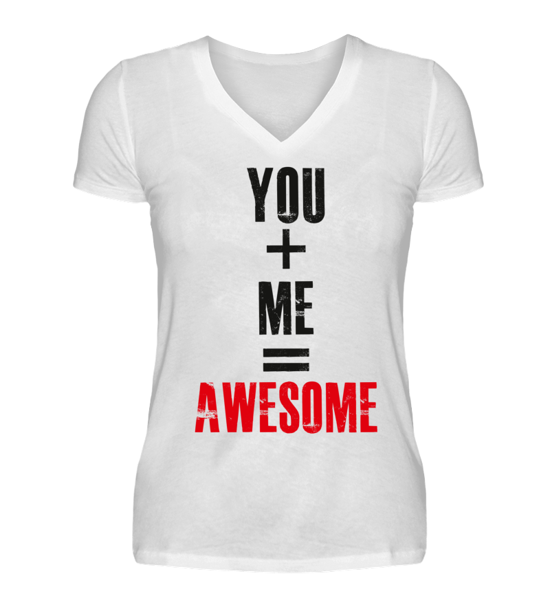 Women T-shirt with V-Neck