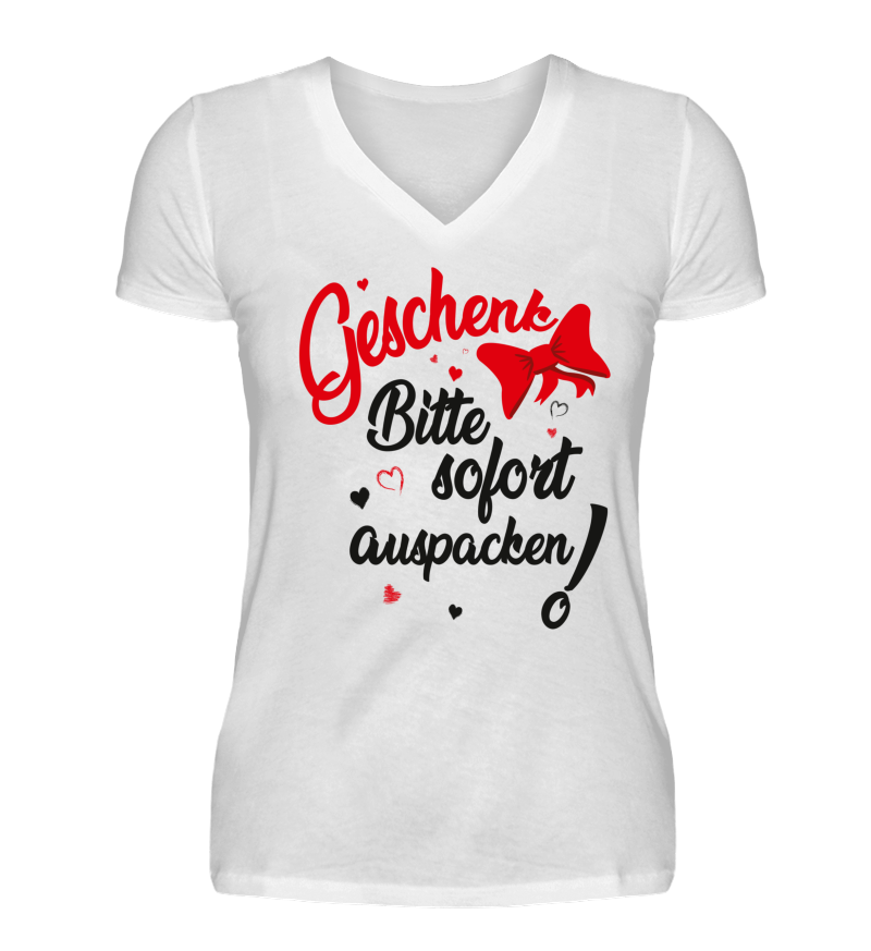 Women T-shirt with V-Neck