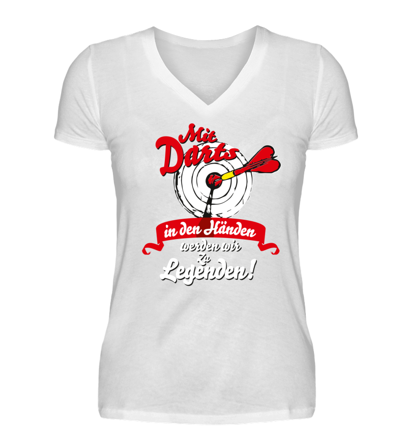 Women T-shirt with V-Neck