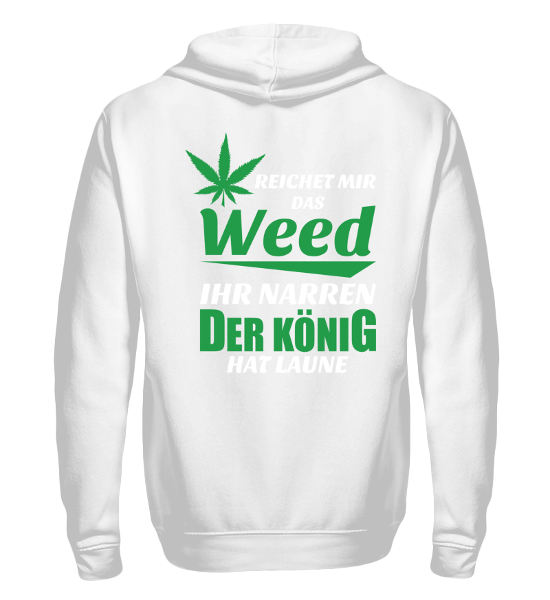 Zip up hoodie with print on the backside 