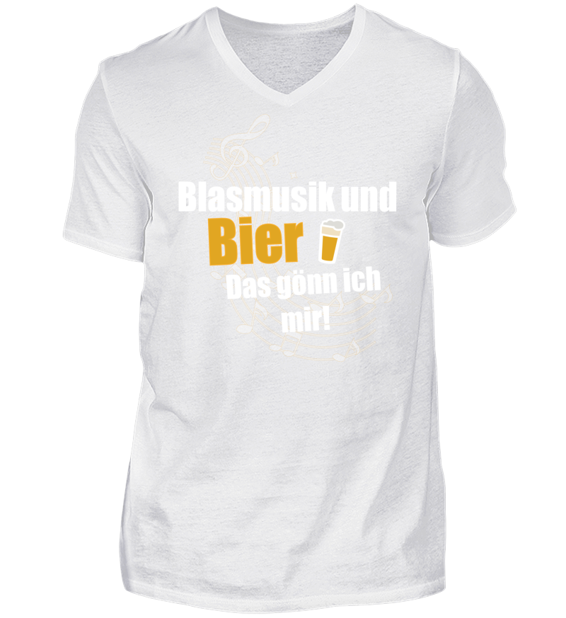 Men T-shirt with V-Neck