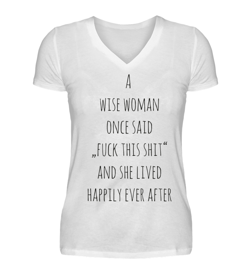 Women T-shirt with V-Neck
