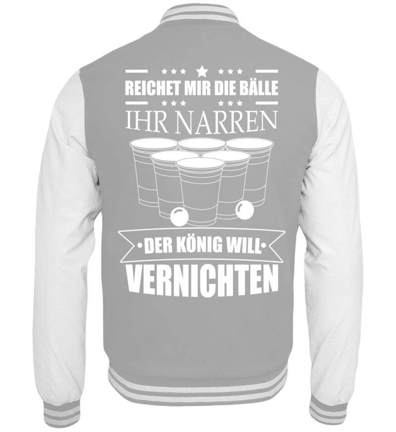 College Jacket with print on the backside