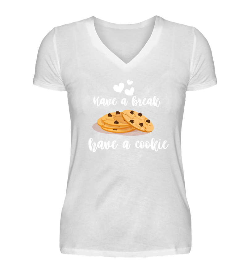Women T-shirt with V-Neck