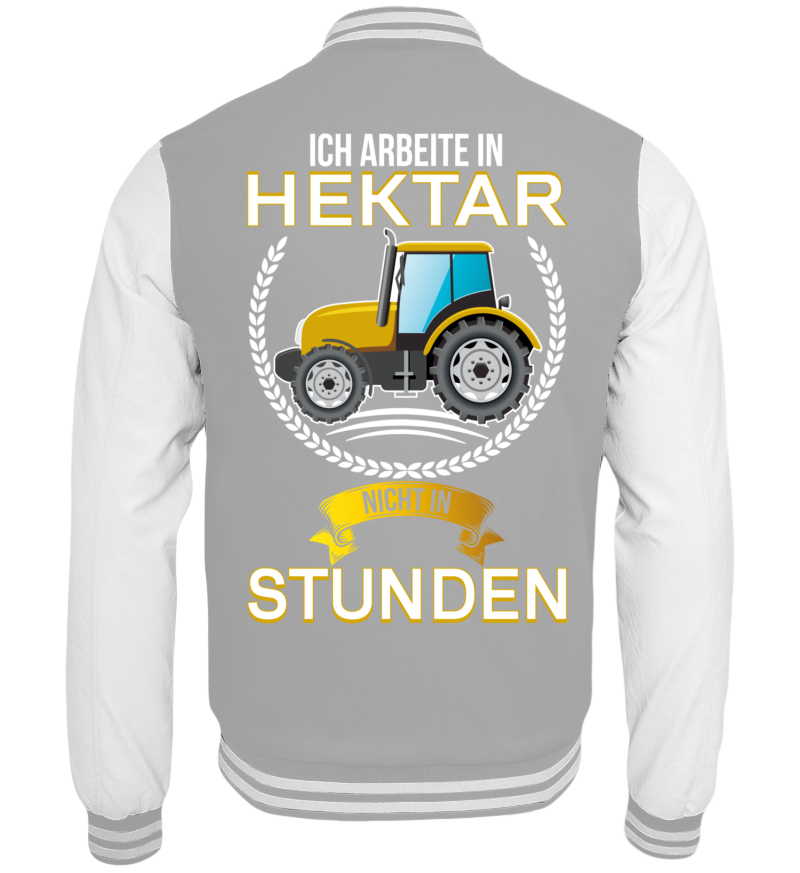 College Jacket with print on the backside