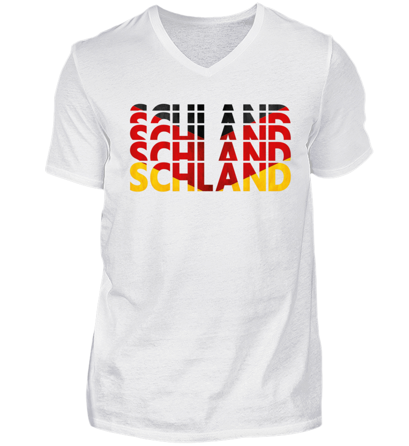 Men T-shirt with V-Neck