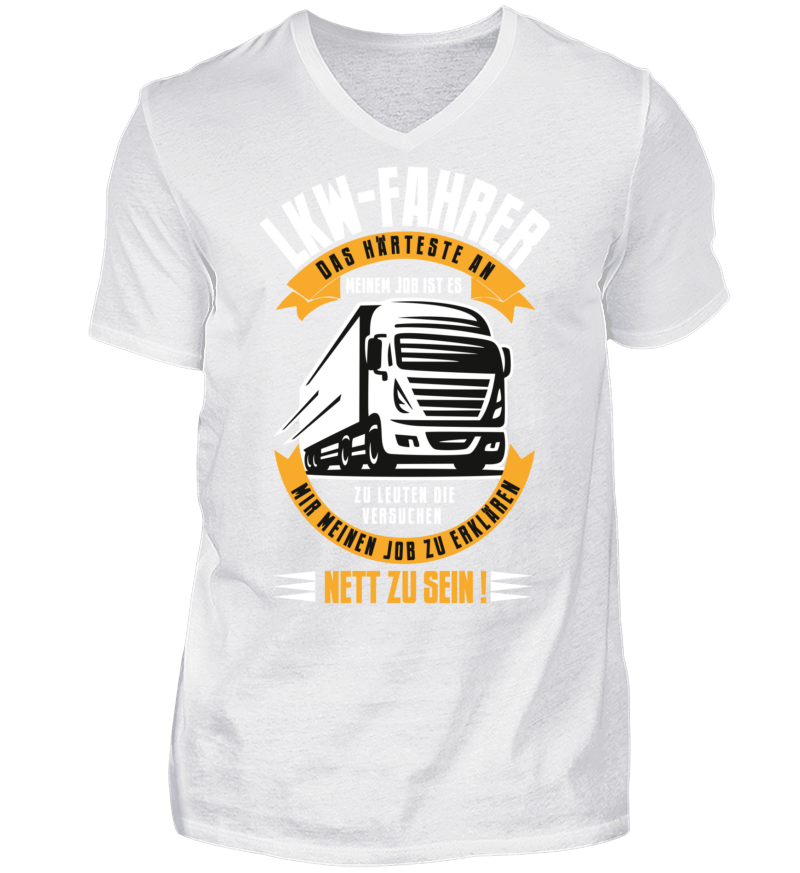 Men T-shirt with V-Neck